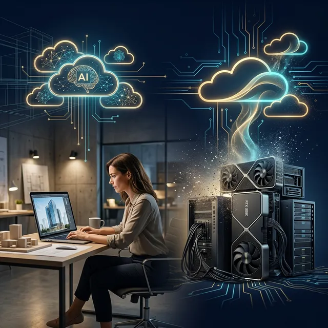 Ứng Dụng Cloud AI Trong Thiết Kế Hình Ảnh Kiến Trúc — Giảm Thời Gian, Giảm Phần Cứng, Tăng Tốc Concept