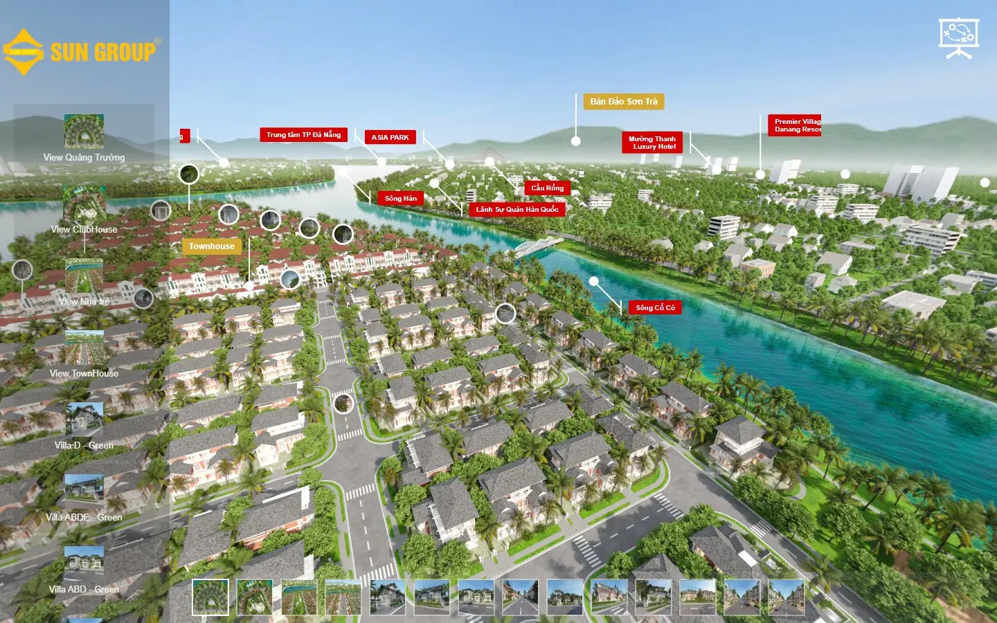 Lotuz Studio làm chủ công nghệ VR360 — Tự phát triển hệ thống CRM360 quản trị virtual tour bất động sản - Lotuz Studio Virtual tour VR360 dự án Sunneva Island Sun Group Đà Nẵng do Lotuz thực hiện